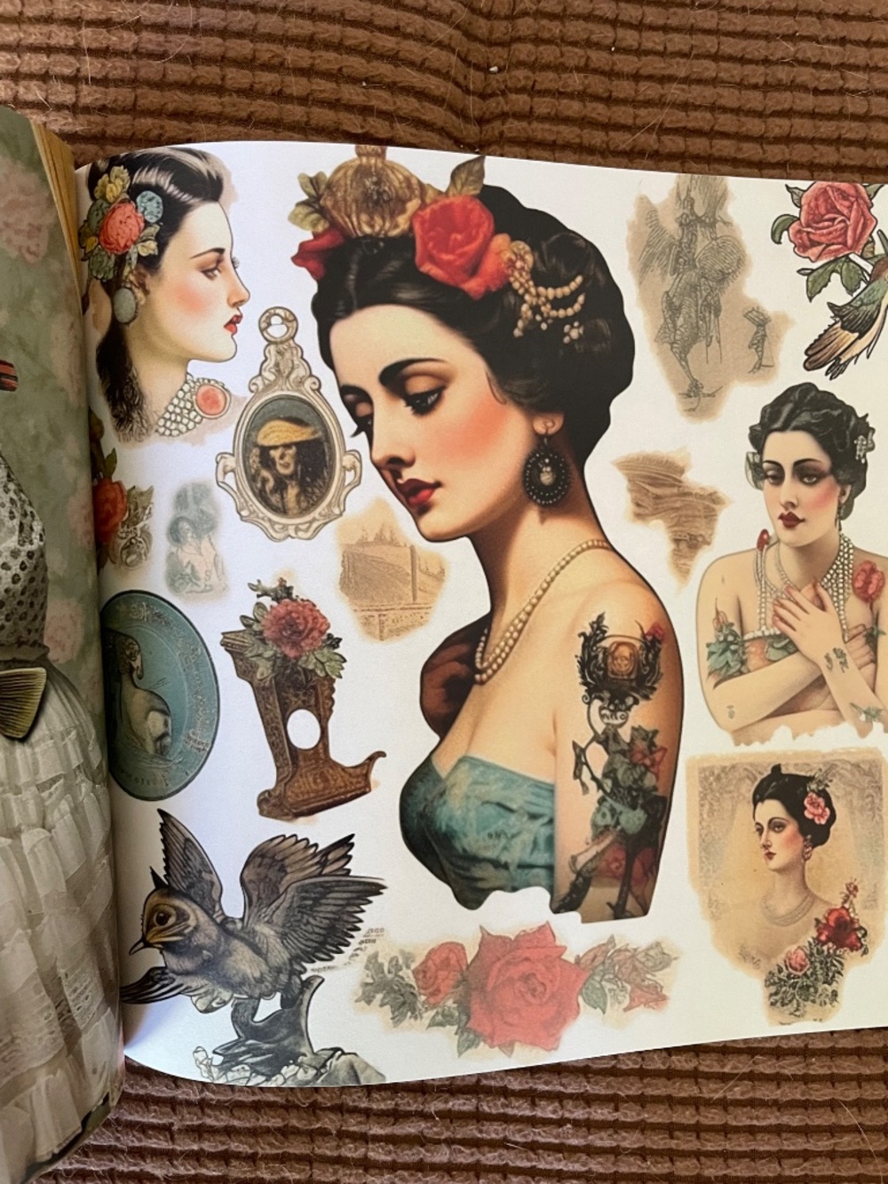 Collage Soup - A book of 110+ fanciful collage papers to inspire your creativity - Picture 12 of 15